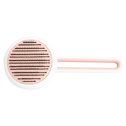 Pet Dog Hair Remover Cat Brush Grooming Tool Automatic Massage Comb Round Hair Brush For Cat Dog Pet Supplies - Pets Crazy Shops