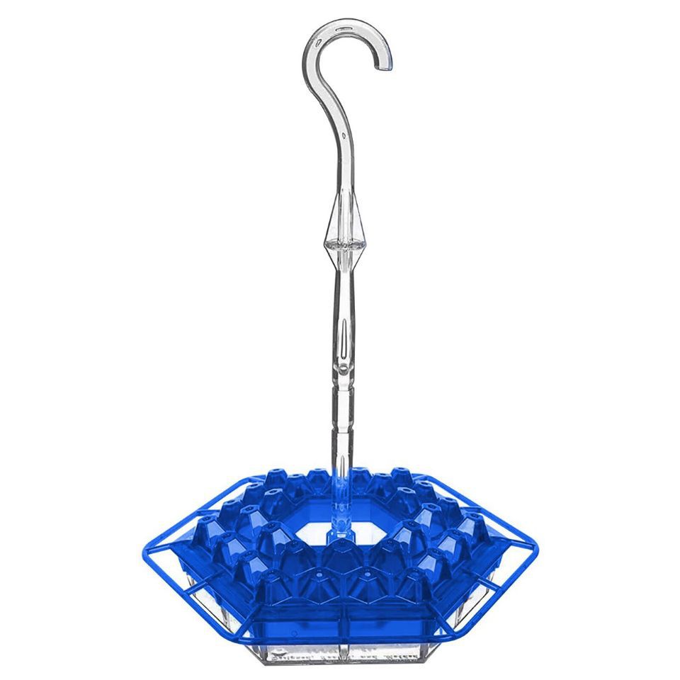 Hanging Red Hexagonal Hummingbird Feeder With Hook - Pets Crazy Shops
