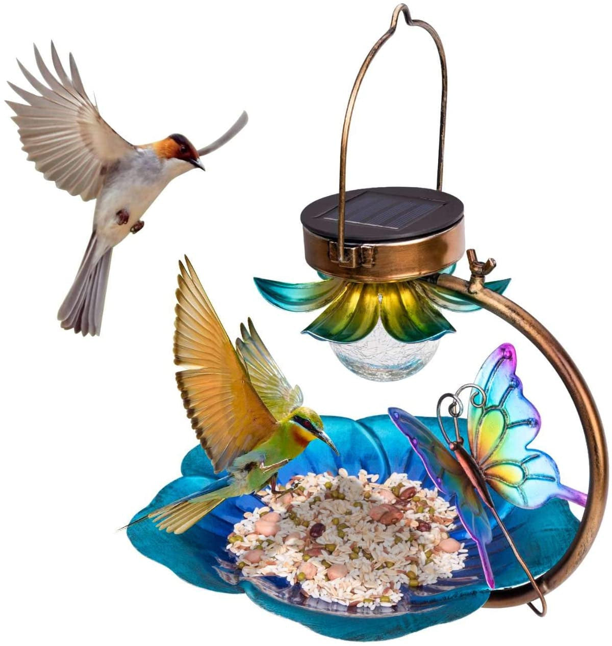 Solar Crack Ball Bird Feeder - Pets Crazy Shops
