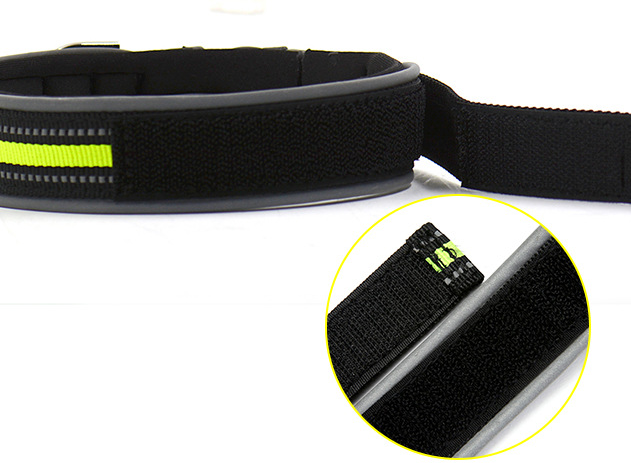 Pet Collars Thicken Comfortable Pets Plus Velcro Luminous Neoprene Dog Collars Cat Collars - Pets Crazy Shops