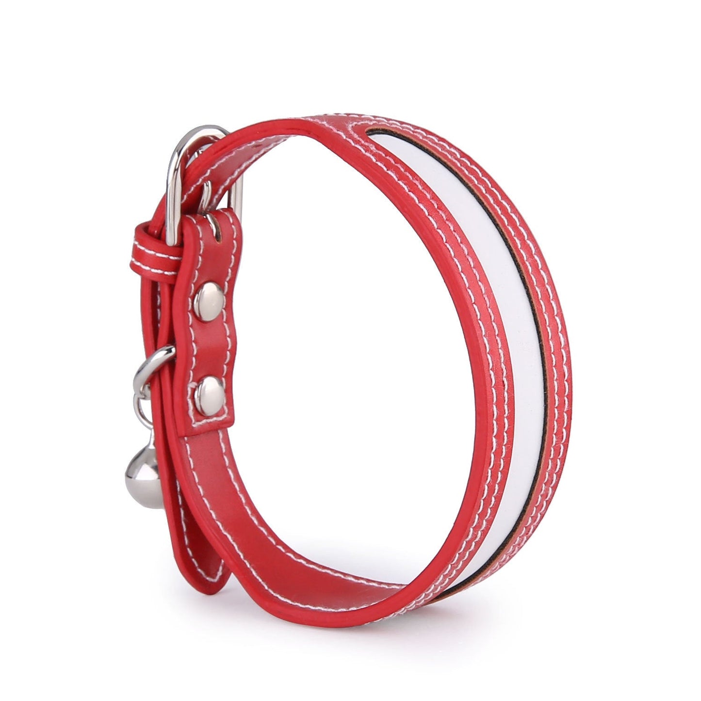 Pet Collar Outdoor Traction Reflective Cat and Dog Bell Collar Pet Products - Pets Crazy Shops