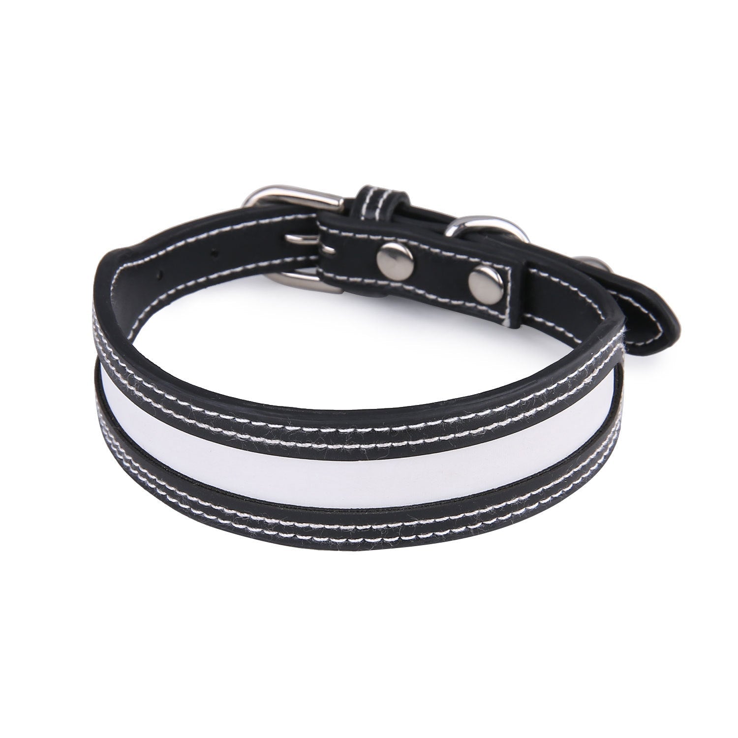 Pet Collar Outdoor Traction Reflective Cat and Dog Bell Collar Pet Products - Pets Crazy Shops