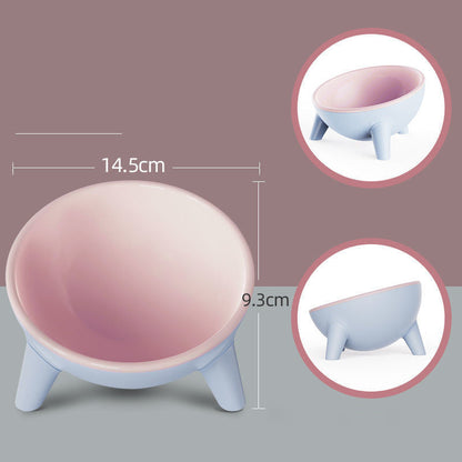 Cat Dog Bowl With Stand Pet Feeding Food Bowls Dogs Bunny Rabbit Nordic Color Feeder Product Supplies Pet Accessories - Pets Crazy Shops