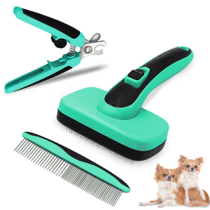 Pet Brush Retractable Hair Removal Comb - Pets Crazy Shops