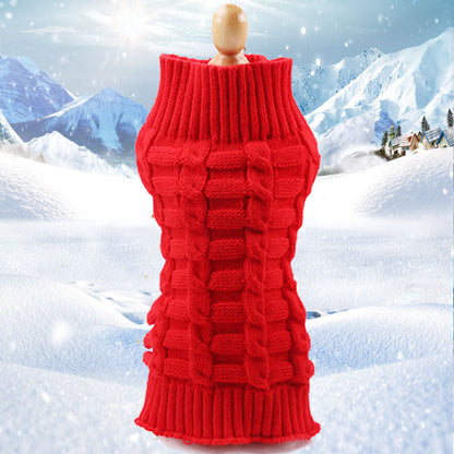 Cashmere Twisted Rope Pet Sweater, Dog Clothes, Pet Products - Pets Crazy Shops