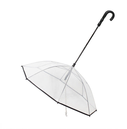 Transparent Pet Umbrella Dog Umbrella Pet Products - Pets Crazy Shops