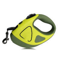 Pet Dog Automatic Retractable Fiber Leash Night Safety LED Shining Automatic Stretching Dog Hand Holding Rope Pet Supplies - Pets Crazy Shops