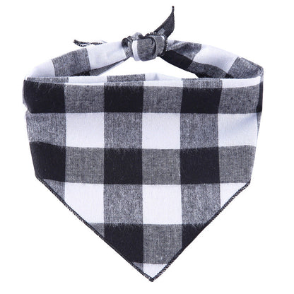 Adjustable Dog Bandana Cotton Pet Neckerchief Cat Triangle Scarf Soft Saliva Towel Small Medium Large Dog Accessories - Pets Crazy Shops