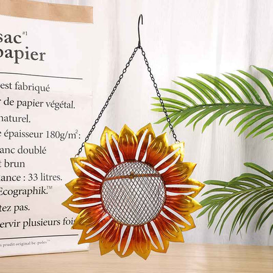 Wrought Iron Metal Flower-Shaped Bird Feeder  -  - Pets Crazy Shops -