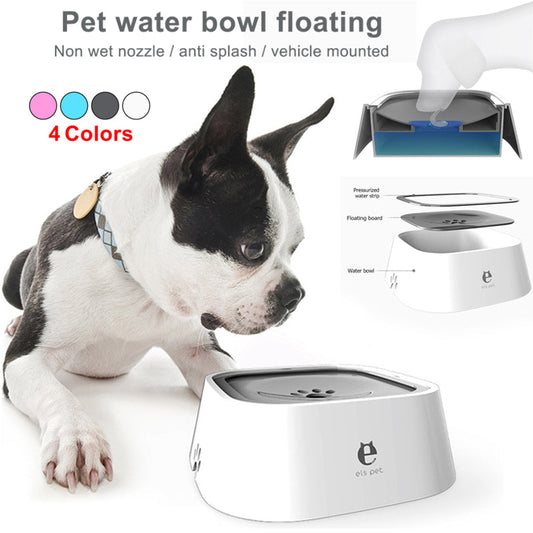 Pet Feeding Bowls Not Wetting Mouth No Spill Cat Bowl Prevent Splashing Water Feeder - Pets Crazy Shops