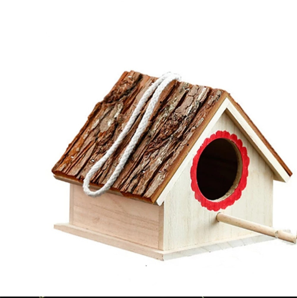 Bird House Bird Nest Outdoor Tree Parrot Breeding Box - Pets Crazy Shops