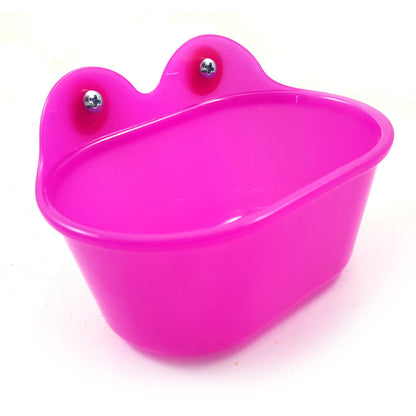 Small Parrot Peony Tiger Skin Bath Basin Food Bowl Food Box - Pets Crazy Shops