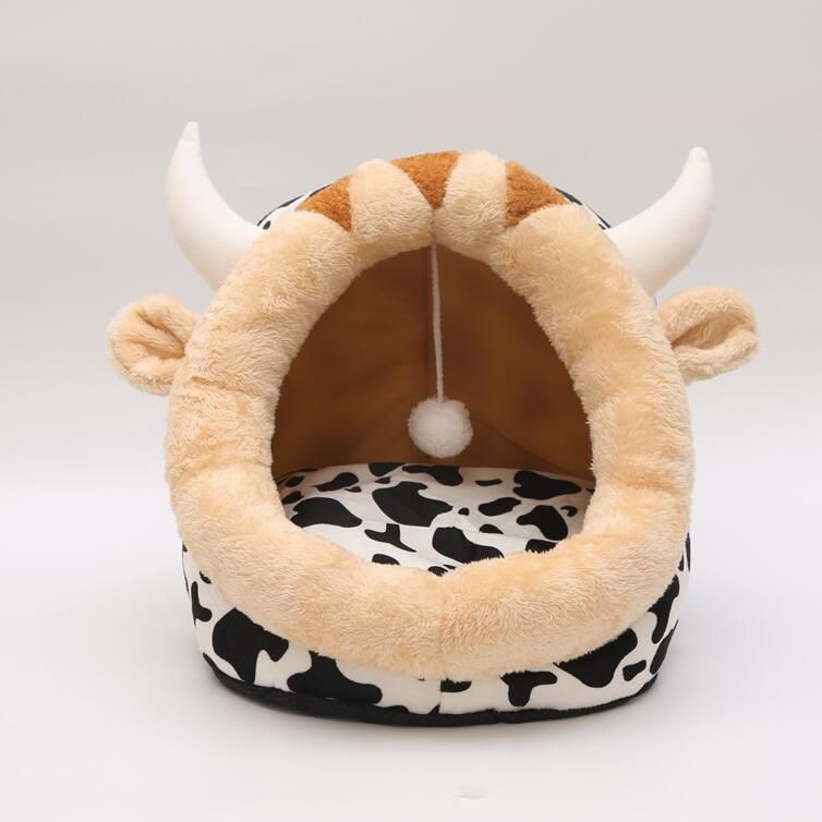 Cat Bed Indoor Soft Cats Houses Warm Cozy Cushion Bag Small Dog Removable Washable Tent Pet House Cat's Basket Pets Mat Supplies - Pets Crazy Shops