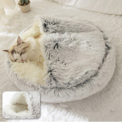 Plush shell pet nest - Pets Crazy Shops