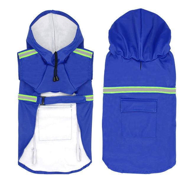 Waterproof Reflective Dog Raincoat - Pets Crazy Shops