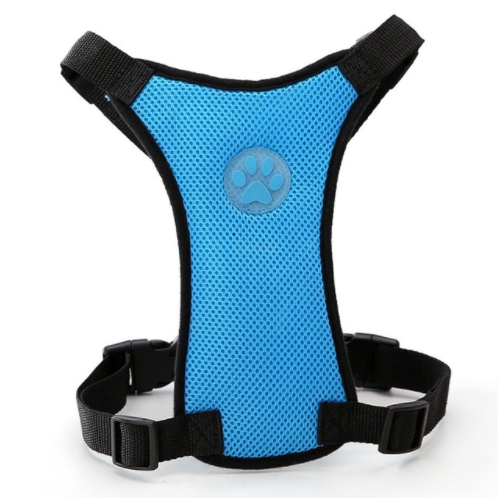 Dog supplies Breathable mesh chest straps Pet car safety chest back - Pets Crazy Shops