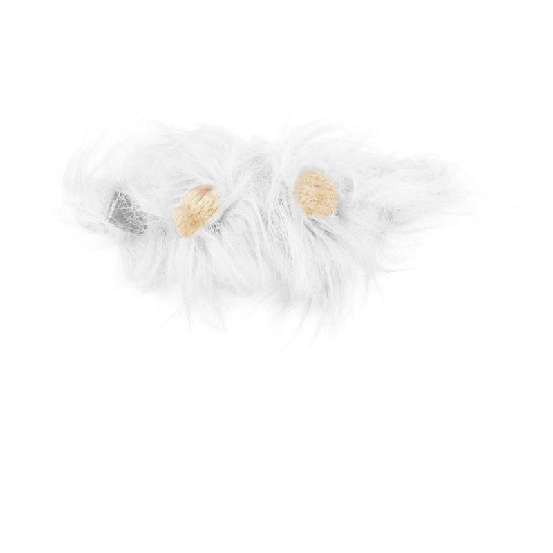 Funny Pet Hat For Small Dogs Cats Hat Emulation Lion Hair Mane Ears Head Cap Scarf Pet Halloween Festival Costume - Pets Crazy Shops