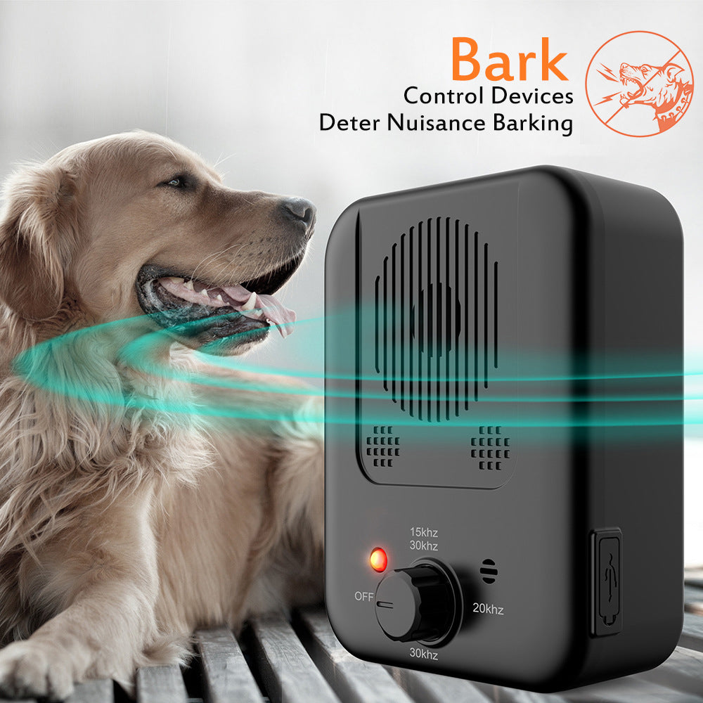 Pets Dog Anti Barking Device Pet Dog Ultrasonic Anti Barking Collars Repeller Outdoor Dogs Stop No Bark Control Training Device Supplies - Pets Crazy Shops