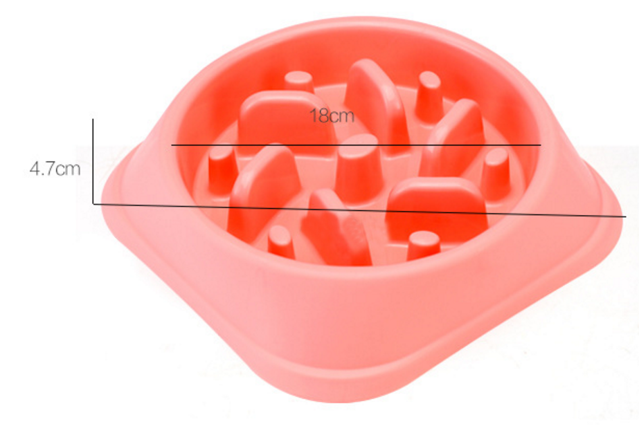 Anti-choke Bowl Plastic Dog Bowl Healthy Feeder - Pets Crazy Shops