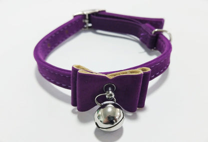 Pet Collar Bell Bow Cat Collar - Pets Crazy Shops