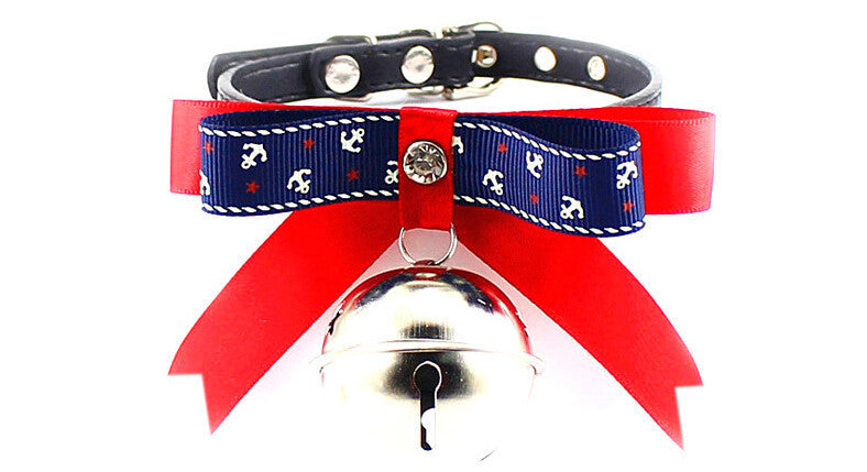 Cute Puppy Kitten Dogs Cat Pet Bow Tie Bell Bowtie Adjustable Bowknot Collars Pet Products Dog Accessories - Pets Crazy Shops