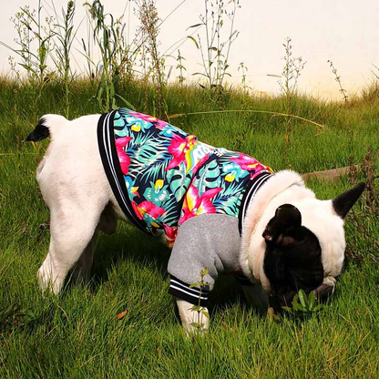 Pitbull Pet Dog Clothes Stretch Printed Two-legged Clothes - Pets Crazy Shops