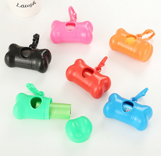 Pet bone type garbage bag dispenser - Pets Crazy Shops