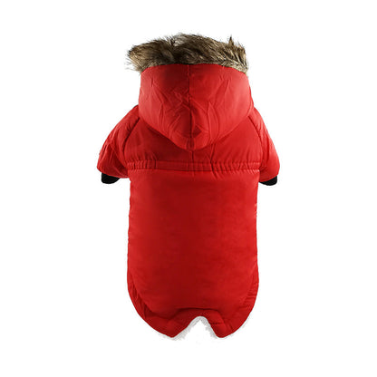 Dog Clothes Winter Thickened Warmth Cotton Pet Dogs Coat Jacket - Pets Crazy Shops