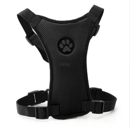 Dog supplies Breathable mesh chest straps Pet car safety chest back - Pets Crazy Shops