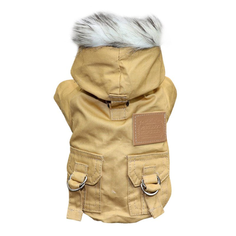 Double-layer plus fleece pet clothes - Pets Crazy Shops