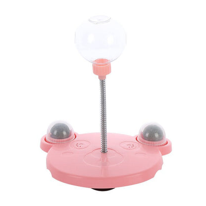 Pet Feeder Cat Toy Pets Leaking Food Ball Self-Playing Tumbler Funny Swing Feeder Puzzle Toys Playing Training Dispenser Bowl - Pets Crazy Shops