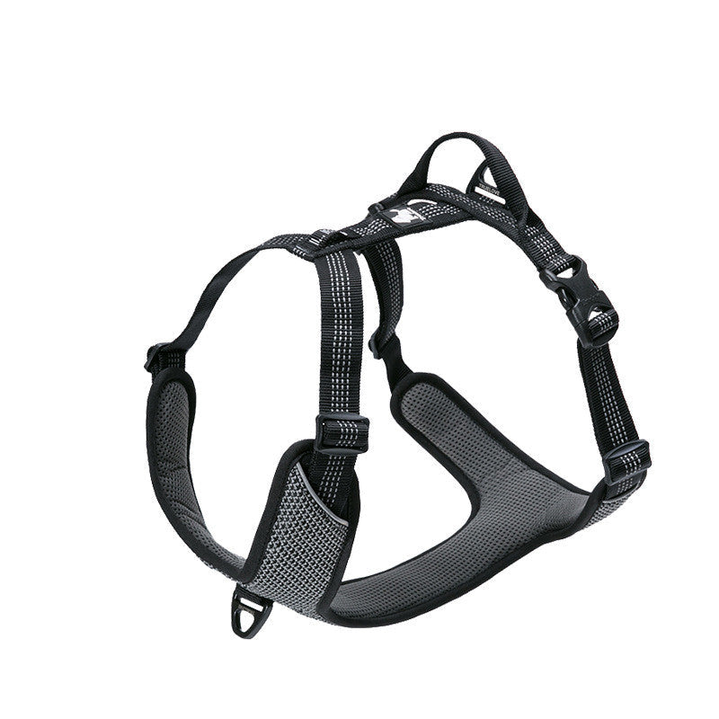 Pet Products Explosion Proof Flush Strap Reflective Chest Vest - Pets Crazy Shops