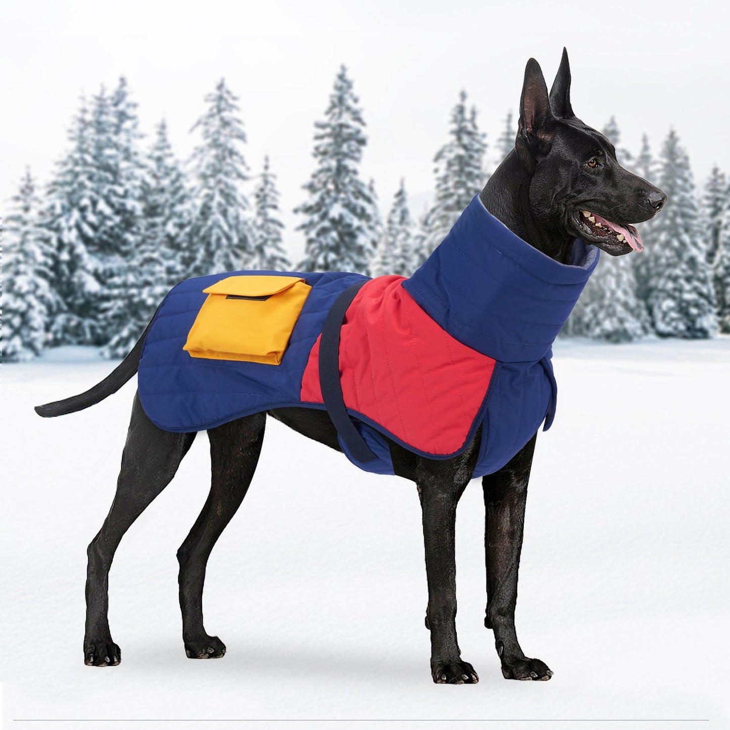 Pet Dog Clothes Winter Thickened Warm Dog Padded Winter Coat - Pets Crazy Shops