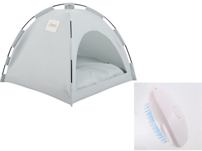 Cat Tent Cooling Mat  Dog House Pet Sofa Camping Dog Bed With Cushion For Dog Kennel Indoor Cat Nest Cat Bed Pets Products - Pets Crazy Shops