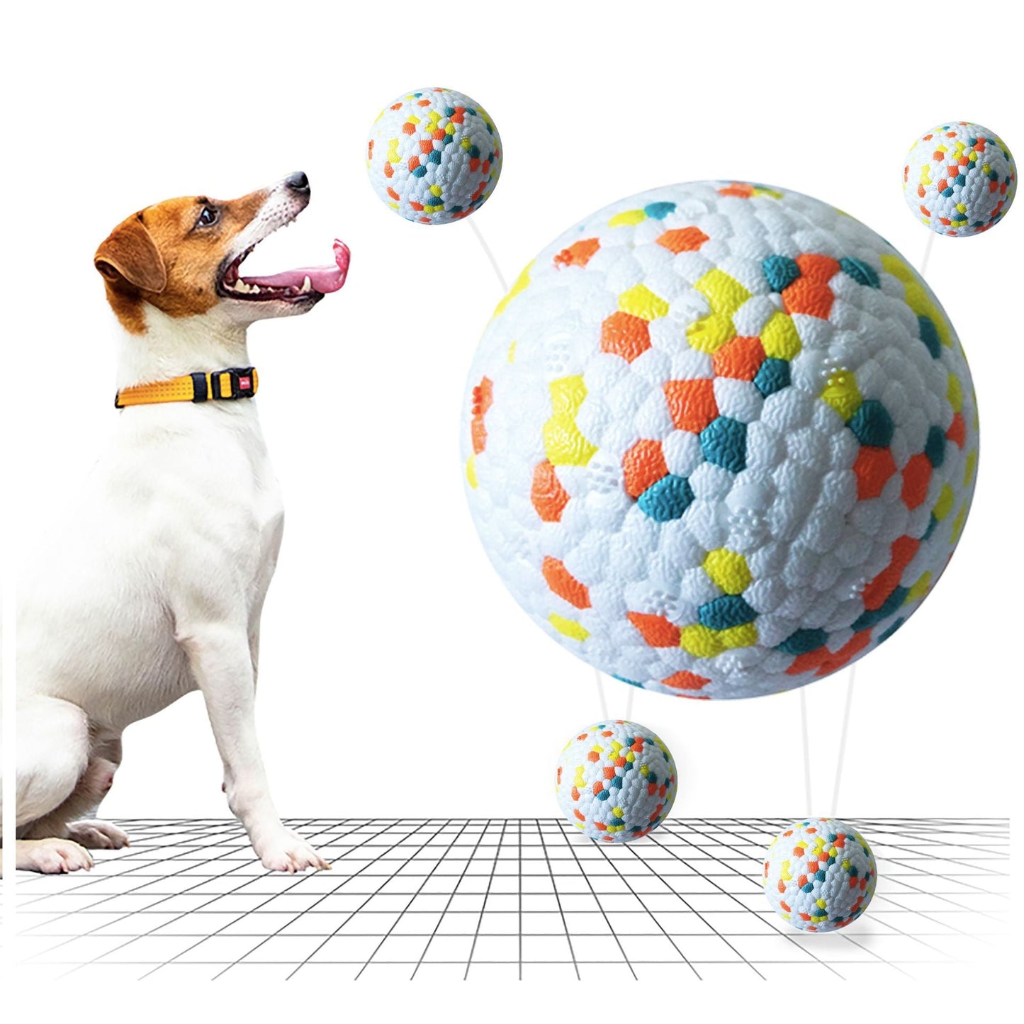 Dog Molars Pet Toy Ball Interactive Training Pet Play Ball Chew Molar Tooth Cleaning Toys Bite Resistant Dog Toys - Pets Crazy Shops