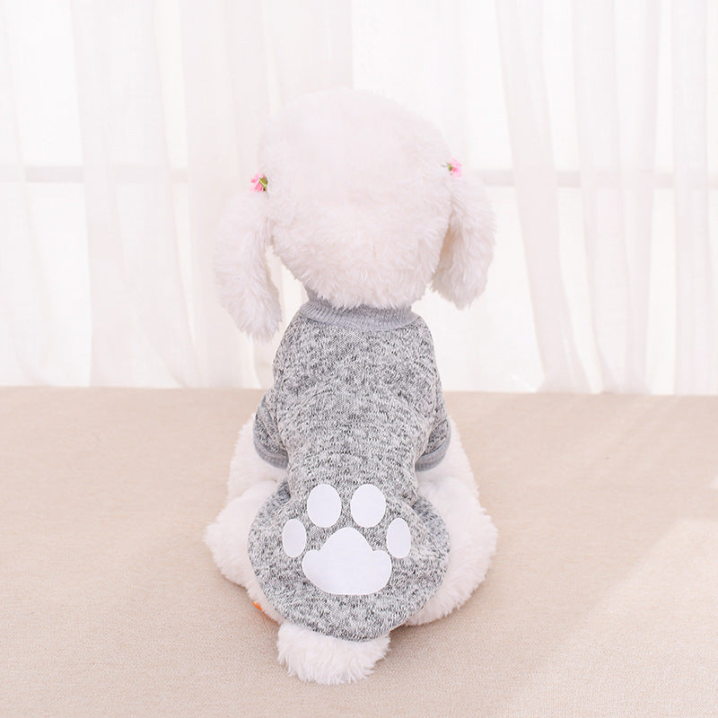 Clothing Pet Clothing Two-legged Sweater Teddy - Pets Crazy Shops