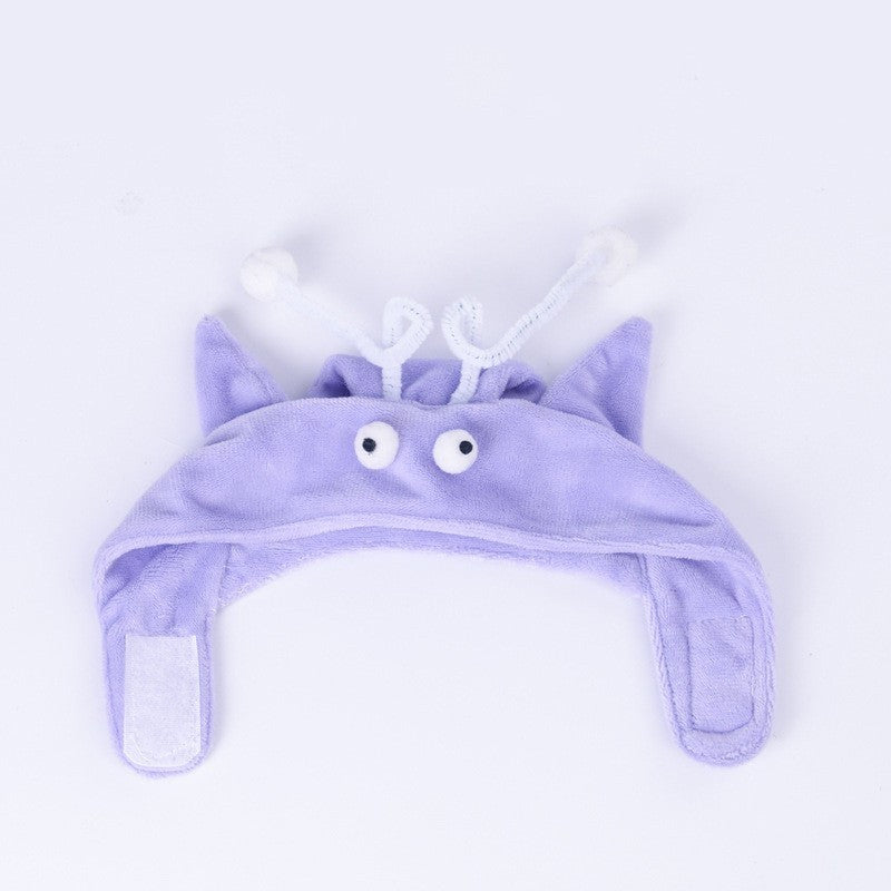 New Head Wearing Feather Funny Cat Stick Funny Cat Toy Stick Gray Big Eye Pet Toys Pet Products - Pets Crazy Shops