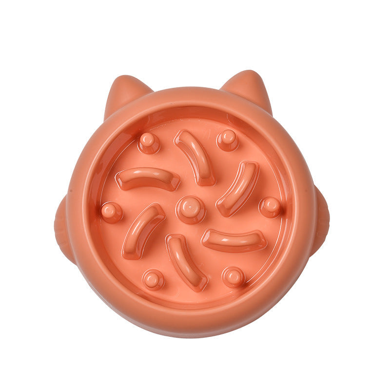 Pet Dog Cat Slow Feeder Bowls Anti Choking Slow Feeder Dish Bowl Home Dog Eating Plate Anti Gulping Bowl Supplies - Pets Crazy Shops