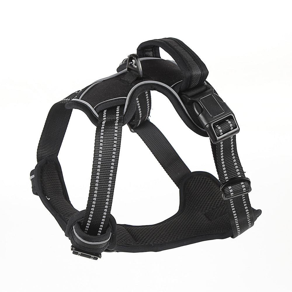 Dog Harness No Pull Breathable Reflective Pet Harness Vest - Pets Crazy Shops
