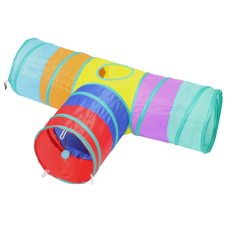 New Cat Tunnel Foldable Pet Climbing Path Cat Toys - Pets Crazy Shops