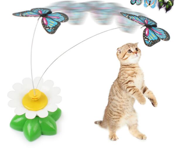 Electric Automatic Rotating Flower Pet Products - Pets Crazy Shops