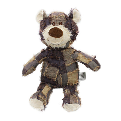 Cute Pet Dog Cat Plush Squeak Sound Dog Toys Bear Shape Pet Dogs Bite Resistant Molar Chew Toys Pets Interactive Training Toys Pet Products - Pets Crazy Shops