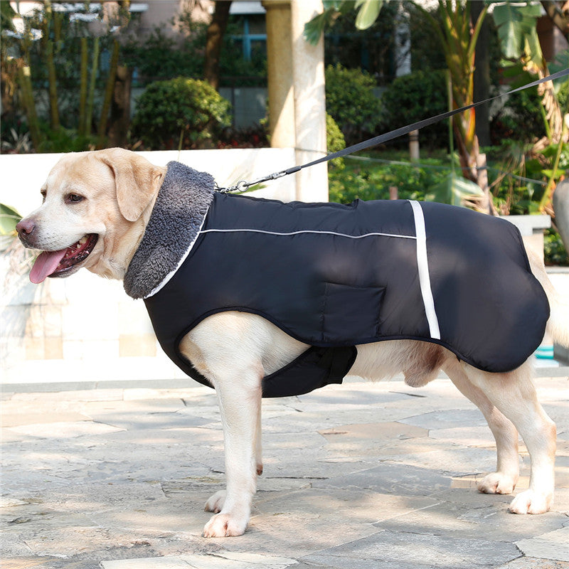 Dog clothes thick warm vest - Pets Crazy Shops