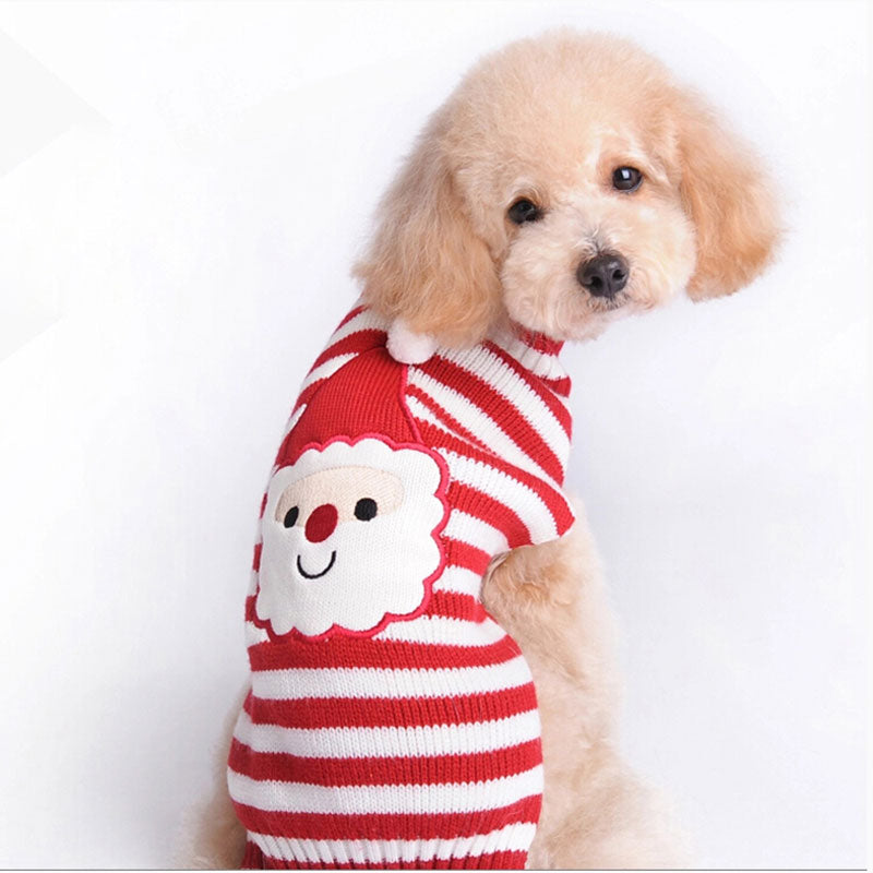 Pet dog clothes christmas pompom christmas small - Pets Crazy Shops