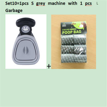 Dog Pet Travel Foldable Pooper Scooper With 1 Roll Decomposable bags Poop Scoop Clean Pick Up Excreta Cleaner Epacket Shipping - Pets Crazy Shops