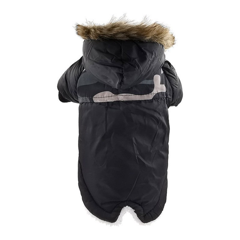 Dog Clothes Winter Thickened Warmth Cotton Pet Dogs Coat Jacket - Pets Crazy Shops