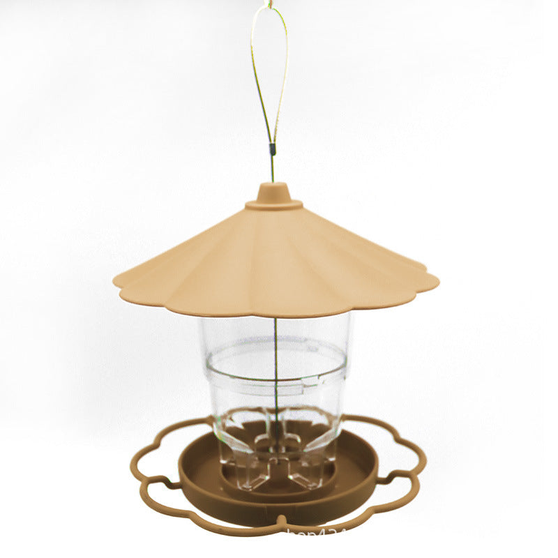 Opvouwbare Wilde Vogels Feeder Opknoping Birdcage Tuin Yard Outdoor Decoratie Met Afneembaar Dak Grote Capaciteit Bowls - Pets Crazy Shops