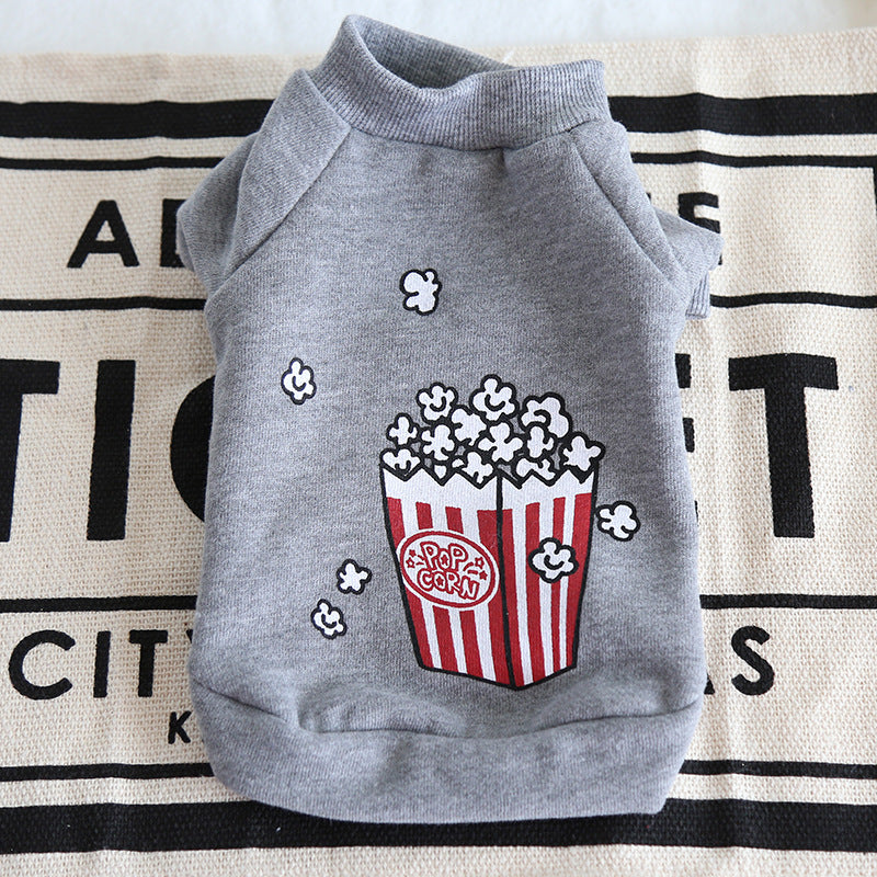 Popcorn chips Pet Dog Cat Clothes Winter Warm Dog Hoodies Jacket Coats Clothes For Dogs Cat Pet Clothing Small Large - Pets Crazy Shops