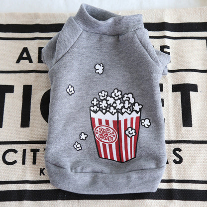 Popcorn chips Pet Dog Cat Clothes Winter Warm Dog Hoodies Jacket Coats Clothes For Dogs Cat Pet Clothing Small Large - Pets Crazy Shops