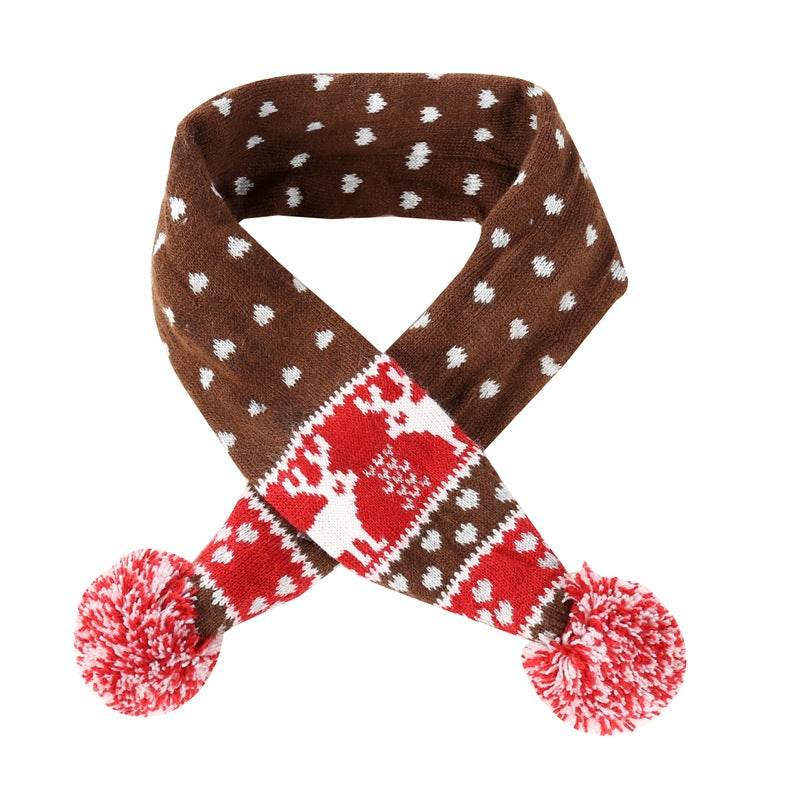 Pet christmas wool scarf - Pets Crazy Shops